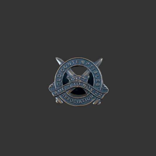 British WWI - Old Contemptibles Association - Membership Pin - Numbered