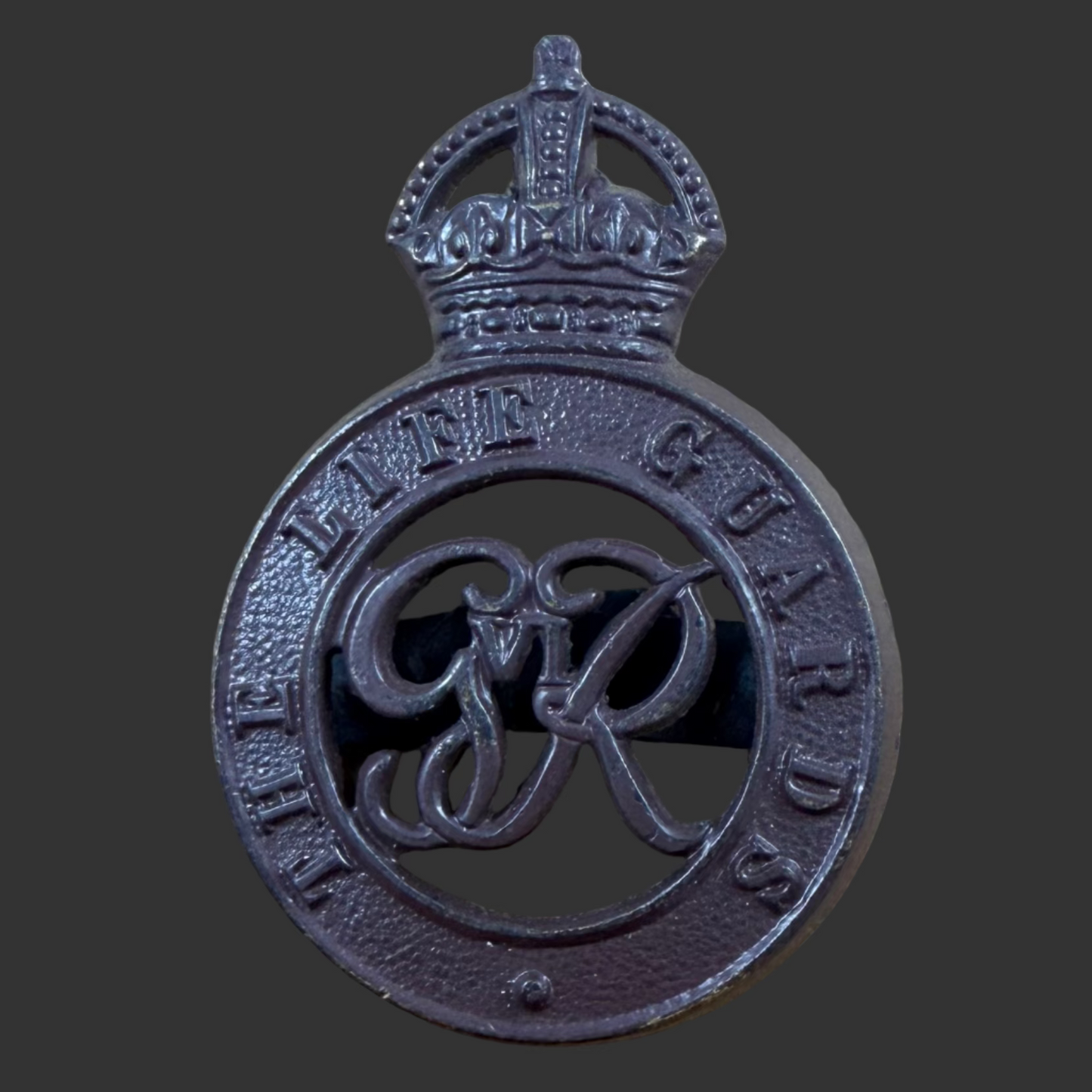 British - WWII - Life Guards - Officers' Service Dress - Cap Badge