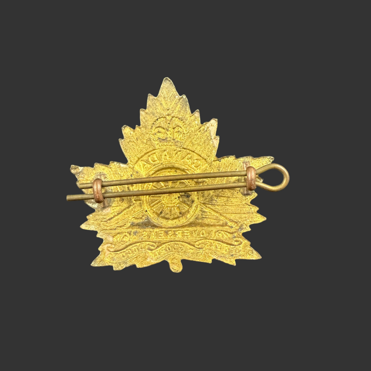 WWI - Canadian - CEF - Canadian Field Artillery - Cap Badge