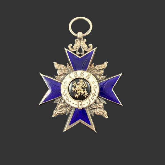 WWI Germany - Bavaria - Military Merit Order - 4th Class with Flames
