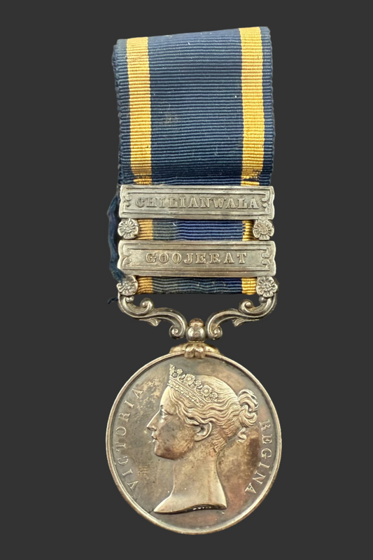 Victorian - Punjab Medal - 29th (Worcestershire) Regiment of Foot - Died - Allison
