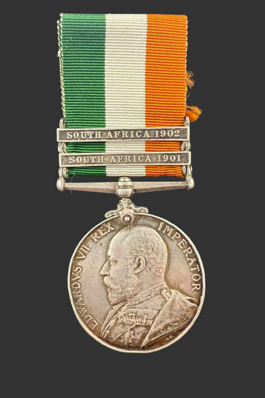 King's South Africa Medal - Royal Army Medical Corps - Messina Earthquake - MiD - Gillespie