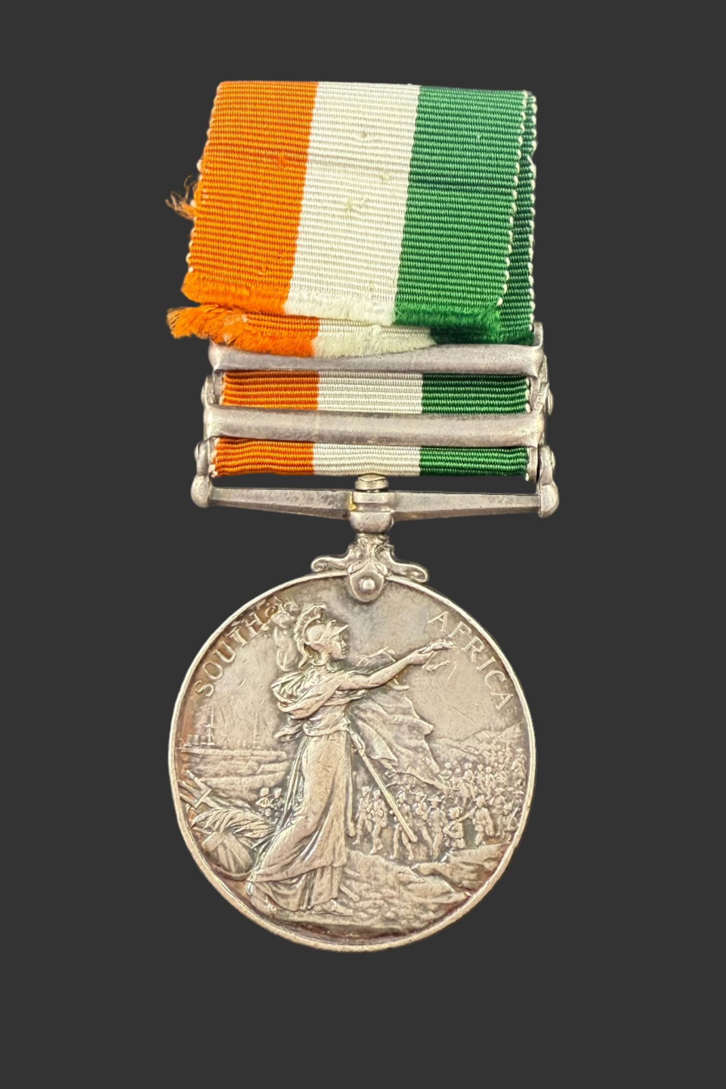 King's South Africa Medal - Royal Army Medical Corps - Messina Earthquake - MiD - Gillespie