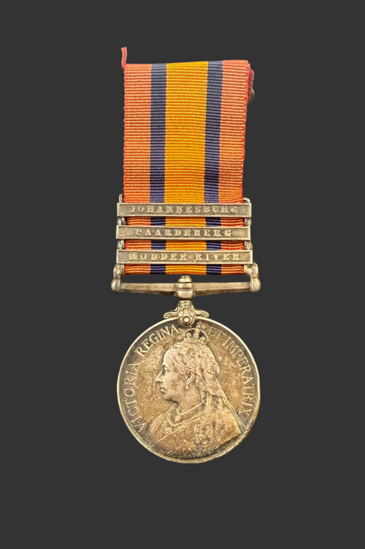 Queen's South Africa Medal - Royal Field Artillery - Mentioned in Despatches & Wounded - Cooke