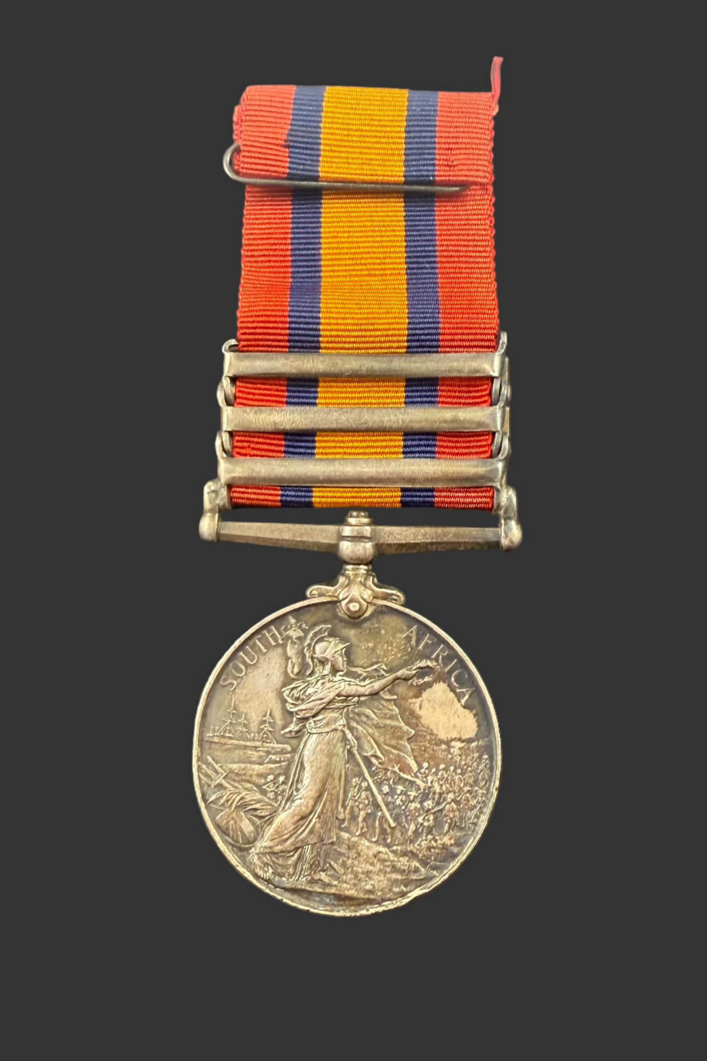 Queen's South Africa Medal - Royal Field Artillery - Mentioned in Despatches & Wounded - Cooke