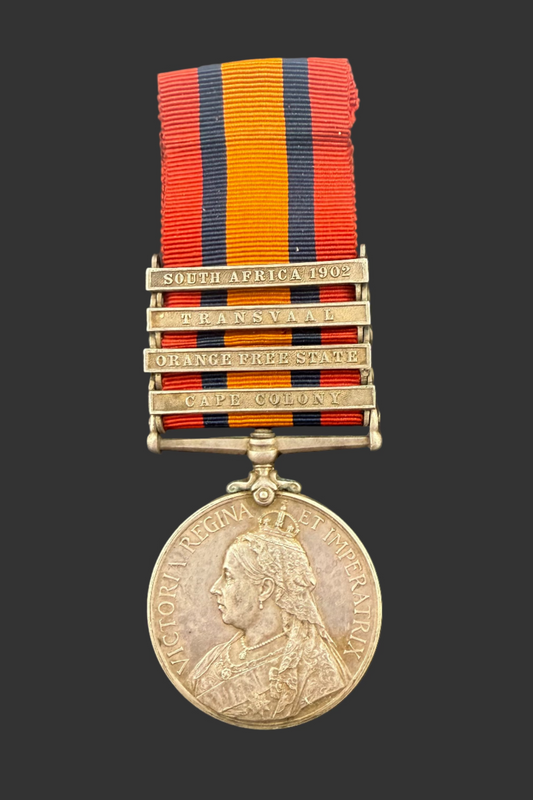 Queen's South Africa Medal - Liverpool Regiment Mounted Infantry - Drummer - Cole
