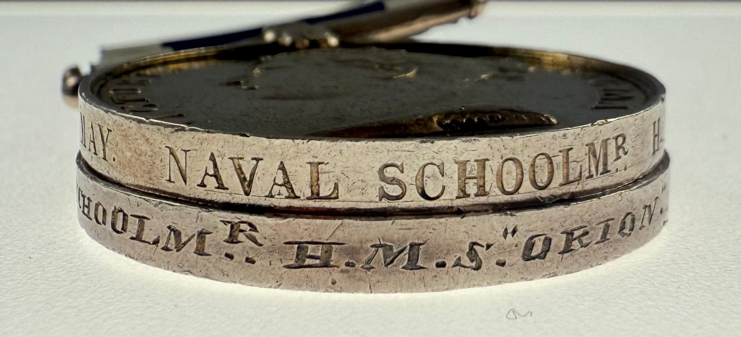 Victorian - Royal Navy Medal Group - Egypt / Long Service - May
