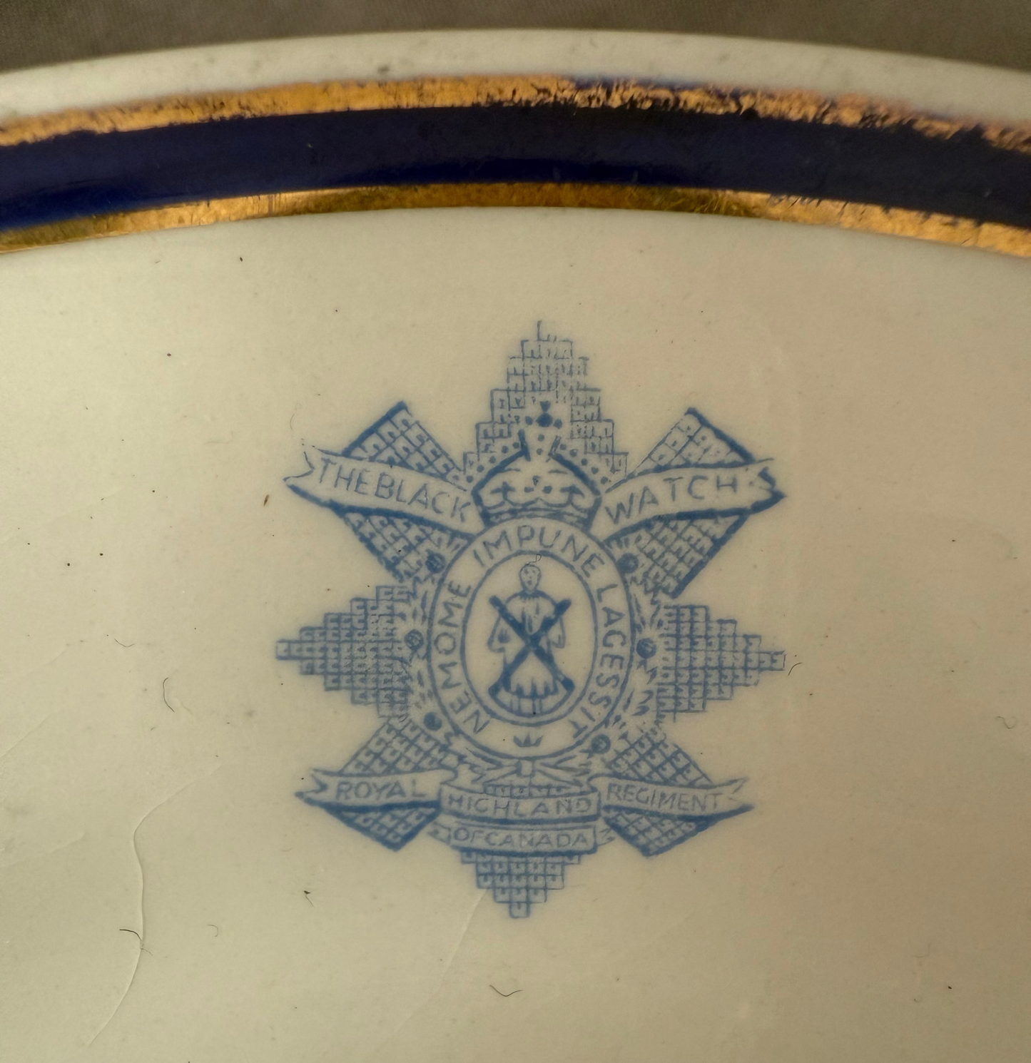 Canadian - WWII - Black Watch of Canada - Regimental Plate