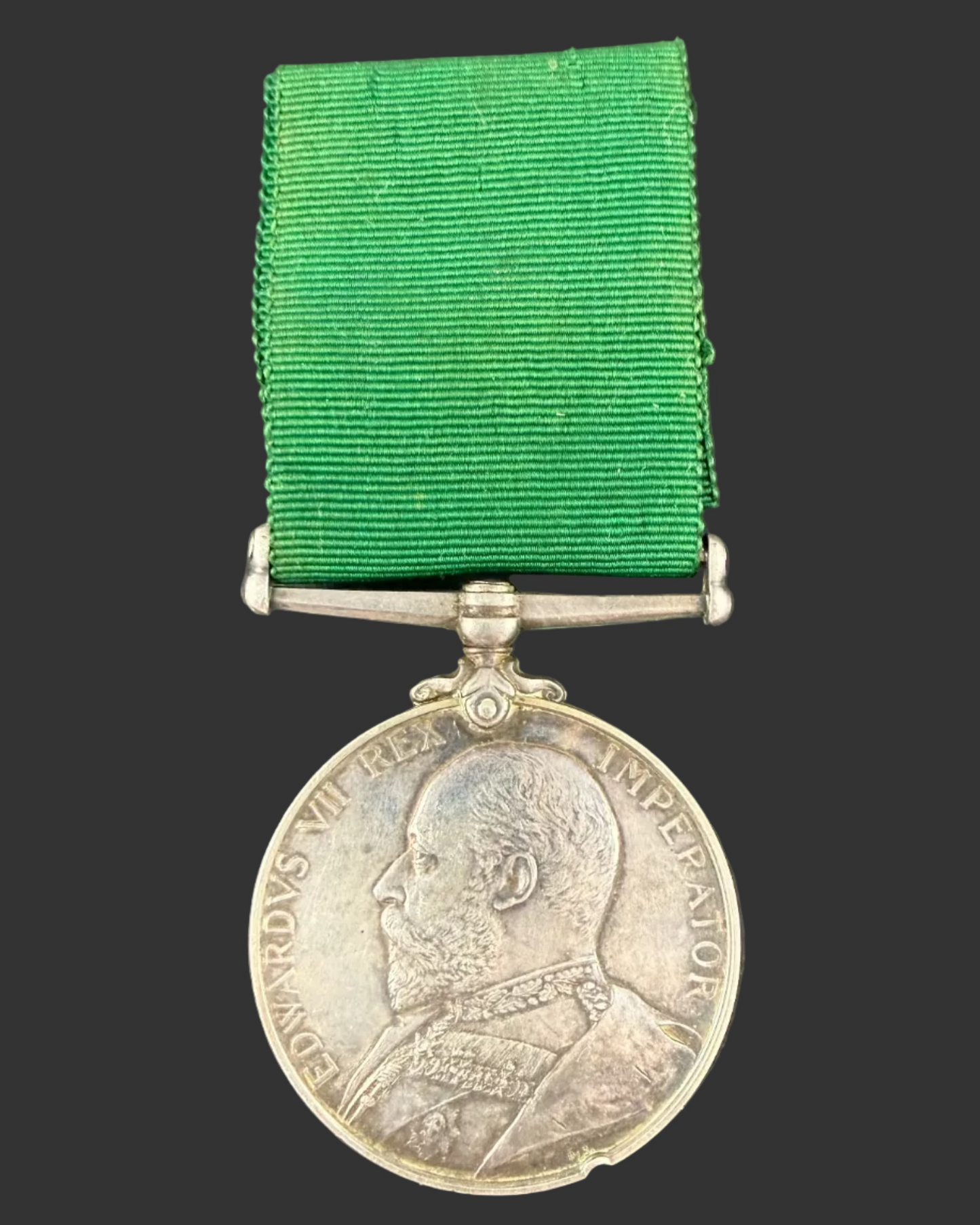 British - Pre-WWI - Edward VII - Volunteer Long Service Medal - Northumberland Fusiliers