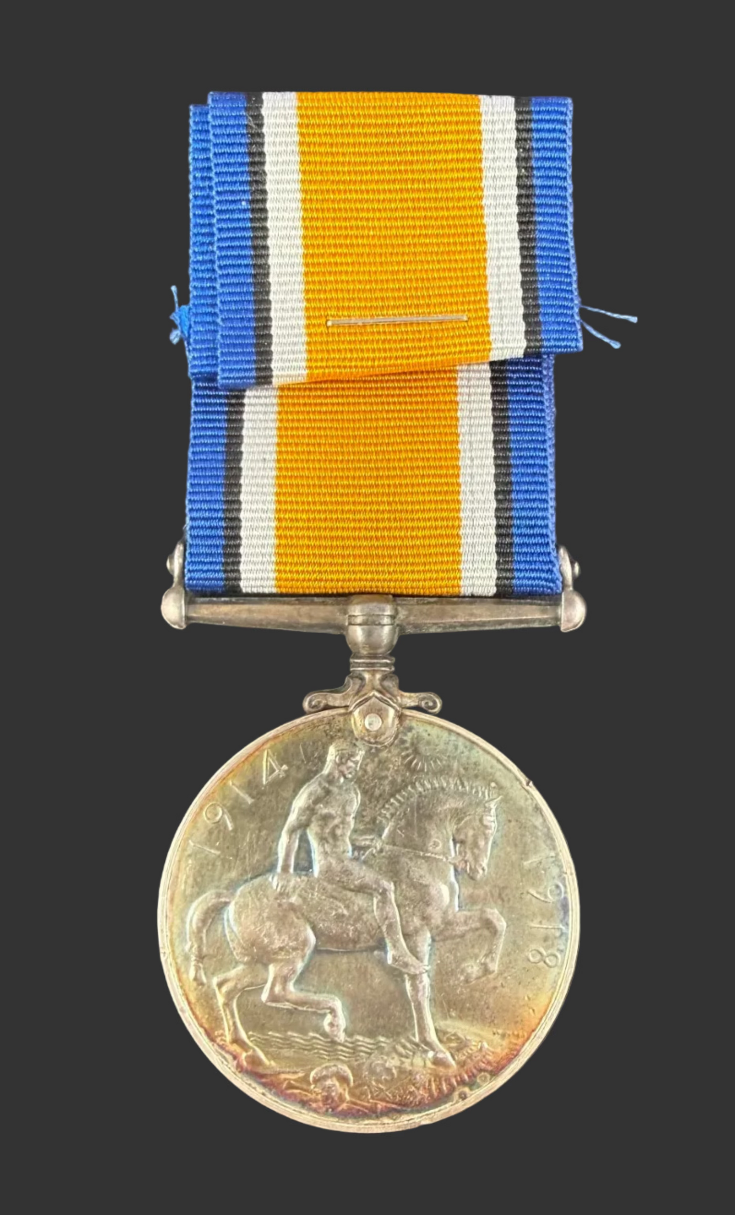 British - WWI - British War Medal to 1st Battalion Durham Light Infantry - India / Persia Service - Seddon