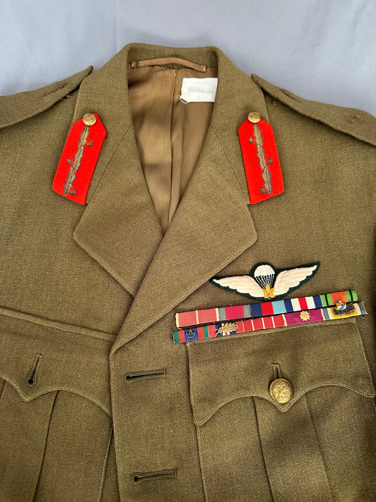 Service Dress Tunic to Major General Churchill Mann, CBE, DSO, CD