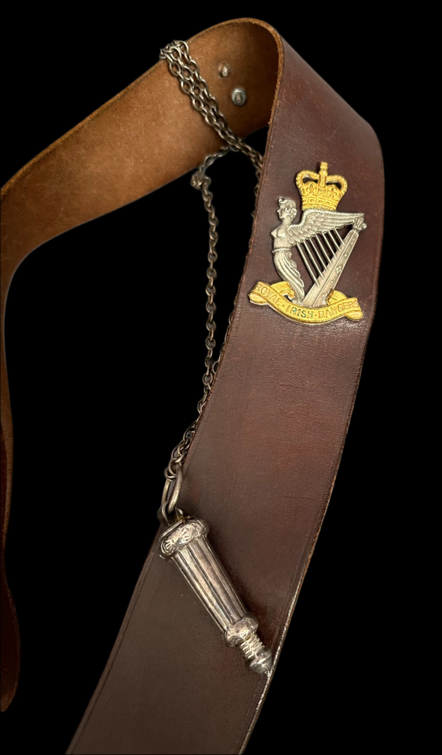 Royal Irish Rangers Officer's Cross Belt and Pouch